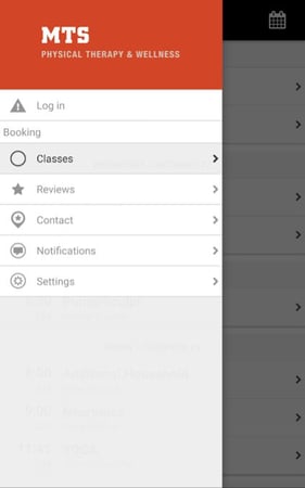 MTS APP - Browse Classes
